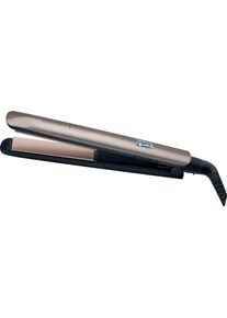 Gl&auml;tteisen Remington "Keratin Protect, S8540, Haargl&auml;tter", beige, Gl&auml;tteisenT:8,4cm, Gl&auml;tteisen, angereichert mit Keratin & Mandel&ouml;l, 9 Temperatureinstellungen, T:8,4cm