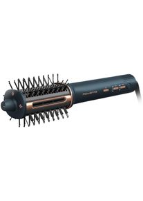 Multihaarstyler Rowenta "Rowenta Air Switch", blau (metall blau, kupfer), MultihaarstylerB:13cm H:10,5cm T:42,55cm, Multihaarstyler, Ionen-Funktion reduziert Frizz, Keramikbeschichtung, bis zu 209 km/h, B:13cm H:10,5cm T:42,55cm