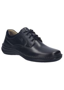 Schn&uuml;rschuh Josef Seibel "New Anvers 06", Herren, Gr. 43, schwarz (new anvers 06 schwarz), Leder, Schuhe Schn&uuml;rschuh, Bequemschuh, Halbschuh, Komfortschuh in Schuhweite K