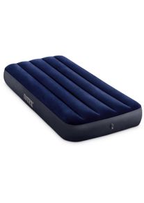 Luftbett Intex "DURA-BEAM Classic Downy Airbed" Gr. 76, blau, Luftbetten, B/H/L: 76cm x 25cm x 191cm, Vinyl, Luftbett, B:76cm H:25cm L:191cm