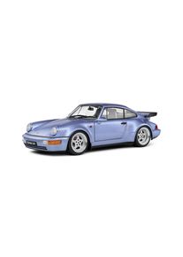 Modellauto Solido "Porsche 911 (964) Turbo", blau, Modellfahrzeuge, Kinder, Metall, Modellauto