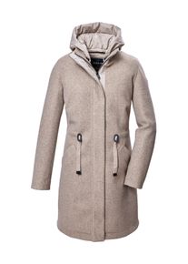 G.I.G.A. by Killtec Parka "GW 46 WMN PRK", Damen, Gr. 46, beige (hellbeige), Oberseite: 100% Polyester.R&uuml;ckseite: 100% Polyester.Obermaterial 2: 100% Polyester.Futter: 100% Polyester.F&uuml;llung: 100% Polyester, G.I.G.A. DX BY KILLTEC, Jacken Parka, Vielseitiger Damen Parka, 2-Wege-Rei&szlig;verschluss, abnehmbare Kapuze