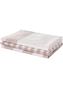 Geschirrtuch OTTO HOME "Ravven", beige (taupe), B:50cm L:65cm, 100% Baumwolle, Geschirrt&uuml;cher, Geschirrtuch, 100 % Baumwolle, 65 &times; 50 cm, 3er-Set, Farbauswahl, Karo, Streifen, Topseller