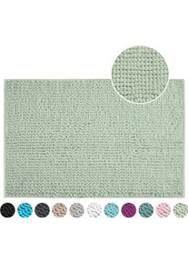 Badematte OTTO HOME "Vanessa Chenille Premium, Badvorleger, Badezimmer, Duschvorleger", gr&uuml;n (seegr&uuml;n), H:20mm, Polyester, Badematten, Badematte, Uni Farben, besonders weich, flauschig