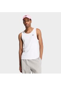 Tanktop adidas originals "TREFOIL ESSENTIALS", Herren, Gr. XL, wei&szlig;, Obermaterial: 60% Baumwolle, 40% Polyester, Rundhals, Tops Tanktop, mit Rundhalsausschnitt, ohne Verschluss, aus Baumwolle, Topseller