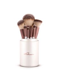 Luvia Cosmetics, Damen, Kosmetikpinsel-Set &raquo;PRIME VEGAN ORIGINAL&laquo; vegan, perlmuttwei&szlig;-coffee-braun, 15 vegane Kosmetikpinsel inkl. elegantem 