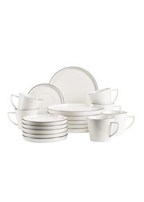 M&auml;ser M&Auml;SER, Fr&uuml;hst&uuml;cks-Set &raquo;Sita&laquo;, Wei&szlig; / Schwarz,
