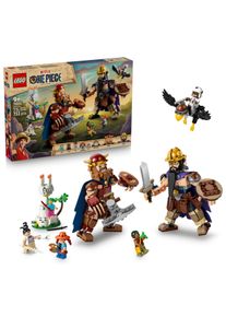 Konstruktionsspielsteine Lego "Woogey vs. Boogey &ndash; Riesen aus Little Garden (75644), Lego ONE PIECE", braun (bunt), Spielbausteine, Kinder, Kunststoff, Konstruktionsspielsteine, Made in Europe
