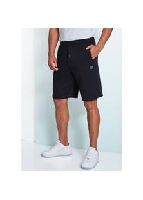 John Devin, Herren, Sweatshorts , seitliche Taschen mit schwarzem Rei&szlig;verschluss, schwarz, XXL (60/62) - N-Gr, John Devin Sweathose in kurzer From