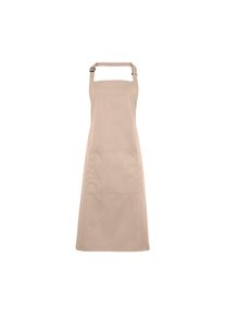 Premier Dames/Dames Kleuren Bipschort Met Zak / Werkkleding (Latte)