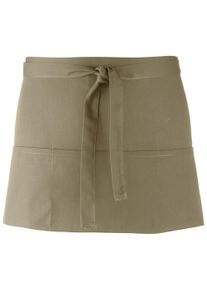 Premier Dames/Dames Kleuren 3 Zakschort / Werkkleding (Pakket van 2) (Olijf)