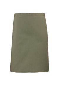 Premier Dames/Dames Mid-Length Apron (Pakket van 2) (Olijf)