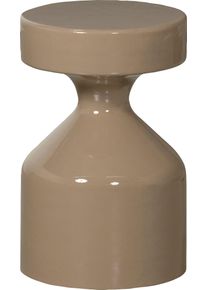 Beistelltisch Woood "Floyd", braun, B:30cm H:47cm T:30cm, Tische, Beistelltisch, aus Metall, H 47 cm x B 30 cm