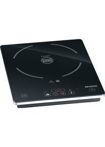 Severin Einzel-Induktionskochplatte "KP 1071", schwarz, B:35,5cm H:4,2cm T:28,1cm, Kochplatten, Timerfunktion, automatische Topferkennung, Glaskeramik, Einzel-Induktionskochplatte