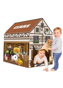 Jamara, Spielhaus &raquo;Claas Spielhaus Bauernhof&laquo; Platzsparend demontierbar, bunt,