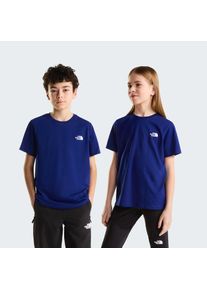 The North Face, Unisex, T-Shirt &raquo;TEEN EVOLUTION SIMPLE DOME S/S TEE&laquo;, Bold Blue, L, T-Shirt f&uuml;r Sportmode und Outdoormode geeignet