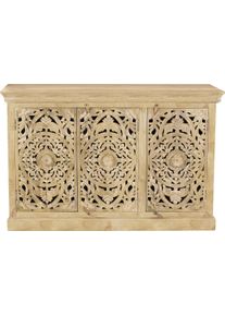 Sideboard Sit "Massives Sideboard aus recyceltem Altholz ger&auml;umig", beige (natur), B:140cm H:90cm T:40cm, Massivholz, Sideboards, Sideboard, Massive Kommode aus recyceltem Altholz
