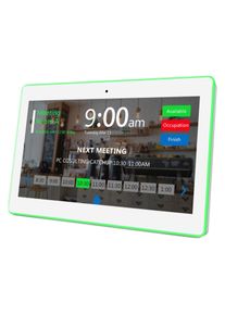 Allnet Meetingraum RGB LED Tablet 13 Zoll RK3576 Android 16 und NFC/RFID Farbe weiss (13", Weiss), Tablet, Weiss