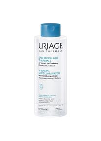URGO, Gesichtsreinigung, Uriage Thermal Mizellarwasser f&uuml;r normale und trockene Haut mit Cranberry -Extrakt, 500 ml (Make-Up Entferner, Mizellenwasser