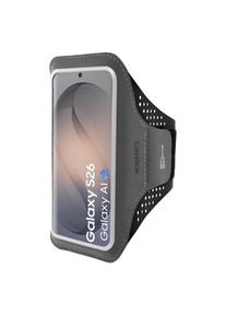 Mobiparts Comfort Fit Sport Armband Samsung Galaxy S26 Black, Smartphone Sportarmband, Gr&uuml;n