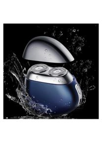 Metz, Rasierapparat, Razor MZPS021 Rasierapparat mit festem Stein, marineblau.