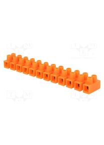 Pawbol Listwa zaciskowa E.4035P 12-torowa PS-16 mm2 pomarańczowa, Hundespielzeug
