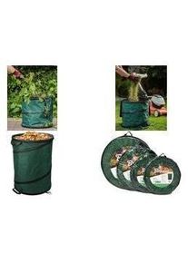bradas, Komposter + Gartensack, Gartensack POP UP, 90 Liter, dunkelgr&uuml;n aus wasserdichtem, UV-best&auml;ndigem Material, stabile (90 l)