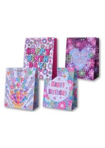 Panorama, Geschenkverpackung, Dekorative laminierte Tasche PL-6 mittlerer Geburtstag