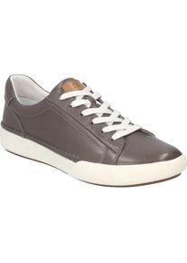 Josef Seibel, Damen, Sneaker &raquo;Claire 01, grau&laquo;, grau, 41, Hochwertiges Kalbsleder f&uuml;r eleganten Look
