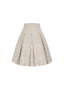 N&uuml;bler N&uuml;bler, Damen, Dirndl &raquo;Trachtenrock Perla&laquo;, Beige, 42 - EURO, TRACHTENROCK: Hochwertige Damen Trachten Bekleidung aus 100% Baumwolle, Rock mit Blumen-