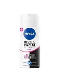 Nivea, Deo, Antitranspirantspray Invisible Black & White Clear (Antitranspirant) 100 ml (Spray, 100 ml)