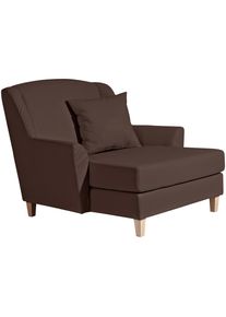 Max Winzer , Braun , Textil , Buche , massiv , Uni , F&uuml;llung: Polyetherschaumkern , 136x107x142 cm , Goldenes M, Made in Europe ,