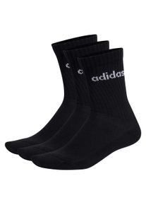 Adidas, Unisex, Sportsocken, HIGH BLACK X8621898 (43 - 45), Schwarz, Weiss, Mehrfarbig