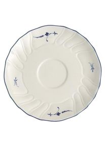 Villeroy & Boch Villeroy & Boch Kaffeeuntertasse Vieux Luxembourg, Untertasse, Weiss