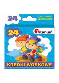 Titanum, Malstifte, Wachsmalstifte 24 Farben (24x)