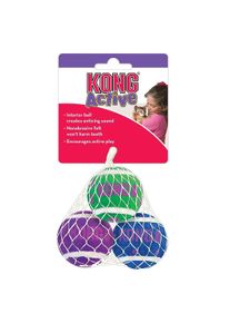Kong Tennis-Ball mit Gl&ouml;ckchen (Ballspielzeug Katze), Katzenspielzeug