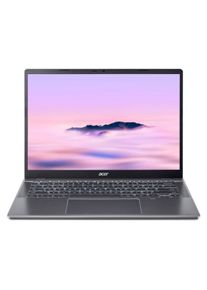 Acer Chromebook Plus 514 16:1 i3-100U touch 8GB 256GBSSD ChromeOS (14", 256 GB, 8 GB, DE), Notebook, Grau
