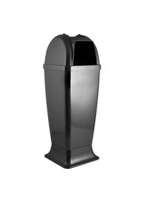 Kerbl, Aschenbecher, Stefanplast Diablo schwarzer Korb mit