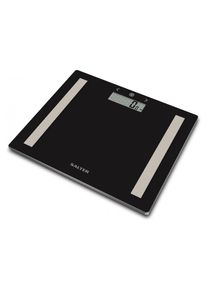 Salter, Personenwaage, Scales 9113 BK3R Compact Glass Analyzer Bathroom Scales - Black (150 kg)