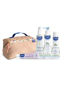 Mustela, Babyk&ouml;rperpflege, Baby-Child Green Vanity Toiletry Bag Case 5 PC