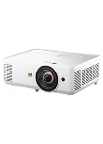 Viewsonic PS502W - DLP projector - UHP - 4000 ANSI lumens - WXGA (1280 x 800) - 16:10 - 720p (WXGA, 4000 lm, 0.52:1), Beamer, Weiss