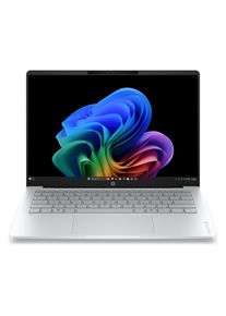 HP OmniBook 5 Laptop Next Gen AI 14-hh0000nb (14", 1000 GB, BE, Intel Core Ultra 9 386H), Notebook, Grau, Silber