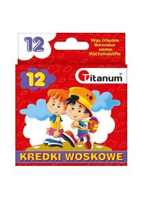 Titanum, Malstifte, Wachsmalstifte 12 Farben (12x)