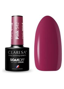 Claresa, Nagellack, Soak Off UV/LED Pink hybrid polish 542 5g (Rosa, UV-Gel Lack)