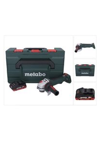 Metabo, Winkelschleifer, WPB 18 LT BL 11-125 Quick Akku Winkelschleifer 18 V 125 mm Brushless + 1x Akku 4,0 Ah + meta (125 mm)