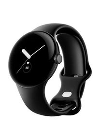 Google Pixel Watch LTE 41 mm, mattschwarzes Geh&auml;use mit Sportarmband &ndash; Obsidian (41 mm, 4G), Smartwatch