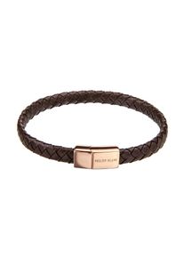 Armband PHILIPP BLANC "PBA04RR", rosa (schwarz braun), Armb&auml;nder, Herren, 21cm, Leder, Armband