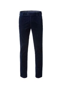 Chinohose MEYER "Bonn 2-3708", Herren, Gr. 106, N + S Gr, blau (marine), Obermaterial: 98% Baumwolle CO. 2% Elasthan EL., uni, regular fit, Hosen Chinohose, aus softem Cord