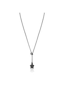Collier AMELIA PARKER "AN004B", schwarz, Halsketten, Damen, 48&ndash;52cm, Edelstahl, L: 48 52, Collier
