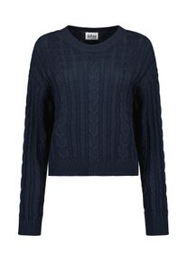 Strickpullover Blue Seven "Pullover", Damen, Gr. 42, 5950, nachtblau, 50% Polyacryl, 50% Baumwolle, normal, Rundhals, Pullover Strickpullover